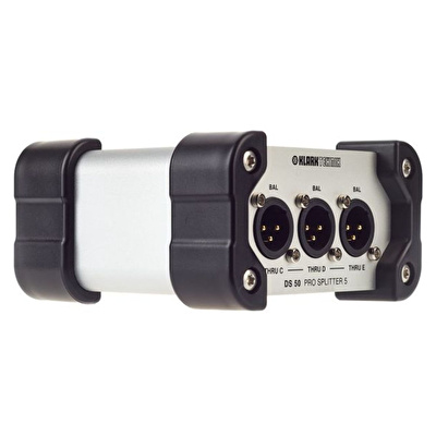 KLARK TEKNIK DS 50 Pasif 1-Giriş/5-Çıkış Sinyal Splitter (Geniş Dinamik Aralık)